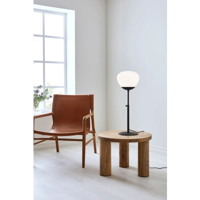 Rise lampka stołowa 1xE27 108276 czarna, dymna