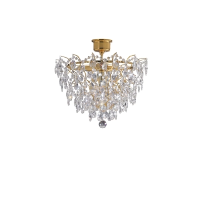 Rosendal lampa sufitowa 4xE14 100510 złota, transparentna Markslojd