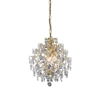 Rosendal lampa wisząca 3xE14 100524 złota, transparentna Markslojd