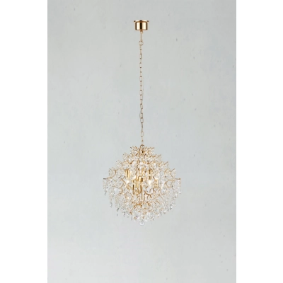 Rosendal lampa wisząca 6xE14 100532 złota, transparentna