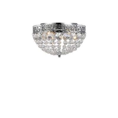 Saxholm lampa sufitowa 2xE14 106062 chrom, transparentna Markslojd