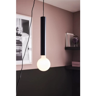 Sencillo lampa wisząca 1xE27 108260 czarna, czarna