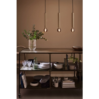 Sencillo lampa wisząca 3xE27 108261 mosiężna