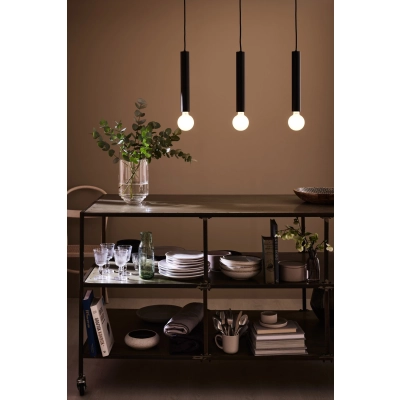 Sencillo lampa wisząca 3xE27 108262 czarna