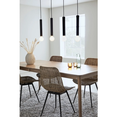 Sencillo lampa wisząca 4xE27 108264 czarna