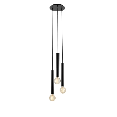 Sencillo lampa wisząca 3xE27 108435 czarna Markslojd