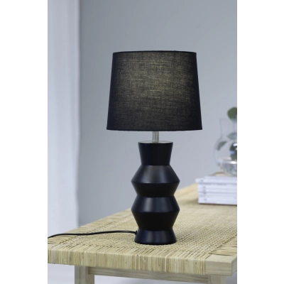 Sienna lampka stołowa 1xE27 108447 czarna