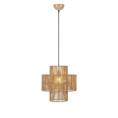 Soga lampa wisząca 1xE27 108767 naturalne drewno Markslojd
