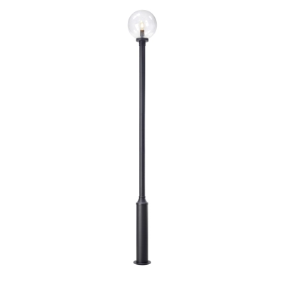 Sphere IP44 lampa słupowa 1xE27 107119 czarna, przezroczysta Markslojd