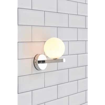 Stream IP44 kinkiet 1xG9 107625 chrom, biały