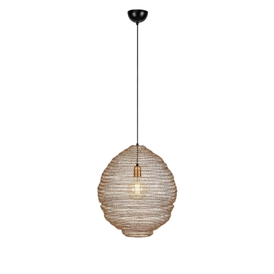 Tazza lampa wisząca 1xE27 108773 czarna, złota Markslojd