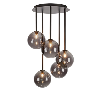 Universe lampa sufitowa 5xG9 108111 czarna, dymna Markslojd