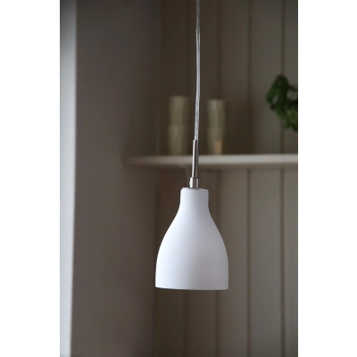 Ven lampa wisząca 1xE14 104649 stalowa, biała