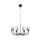 Amistoso lampa wisząca 8xE27 108291 czarna Markslojd