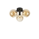 Artis lampa sufitowa 3xE14 108997 bursztynowa, czarna Markslojd