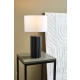 Column lampka stołowa 1xE14 108221 czarna, biała