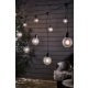 Garden 24 Deco Light Chain 10l IP44 girlanda 10xLED 2,9W 190lm 2100K 108022 czarna, przezroczysta