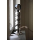 Gong lampka stołowa 1xE27 108781 srebrna