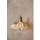 Kurage lampa wisząca 1xE27 108858 antyczny mosiądz, bursztynowa
