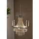 Marielund lampa wisząca 3xE14 105156 chrom, transparentna