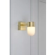 Menton IP44 kinkiet 1xG9 106374 mosiężny, biały