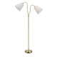 Modena lampa podłogowa 2xE27 105274 mosiężna, biała Markslojd