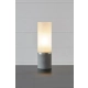Molo lampka stołowa 1xE27 108593 szara, oszroniona