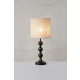 Octo lampka stołowa 1xE27 108575 czarna, piaskowa