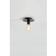 Piatto lampa sufitowa 1xE27 108540 czarna