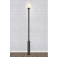 Sphere IP44 lampa słupowa 1xE27 107119 czarna, przezroczysta