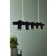 Torino lampa wisząca 5xGU10 107784 czarna