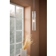 Tubo lampa wisząca 1xE14 108112 stalowa, przezroczysta