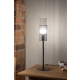 Tubo lampka stołowa 1xE14 108555 czarna, przezroczysta