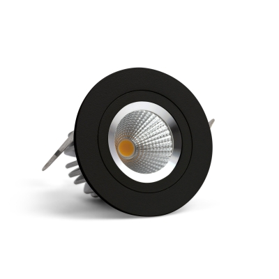 OxyLed LARSI S Ø 78 mm oprawa wbudowywana LED 6 W 525 lm 3000 K lub 4000 K czarna