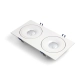 STILLO SQ DUE LED 2x15W lampa wpuszczana biała podwójna Home&Decor Oxy LED